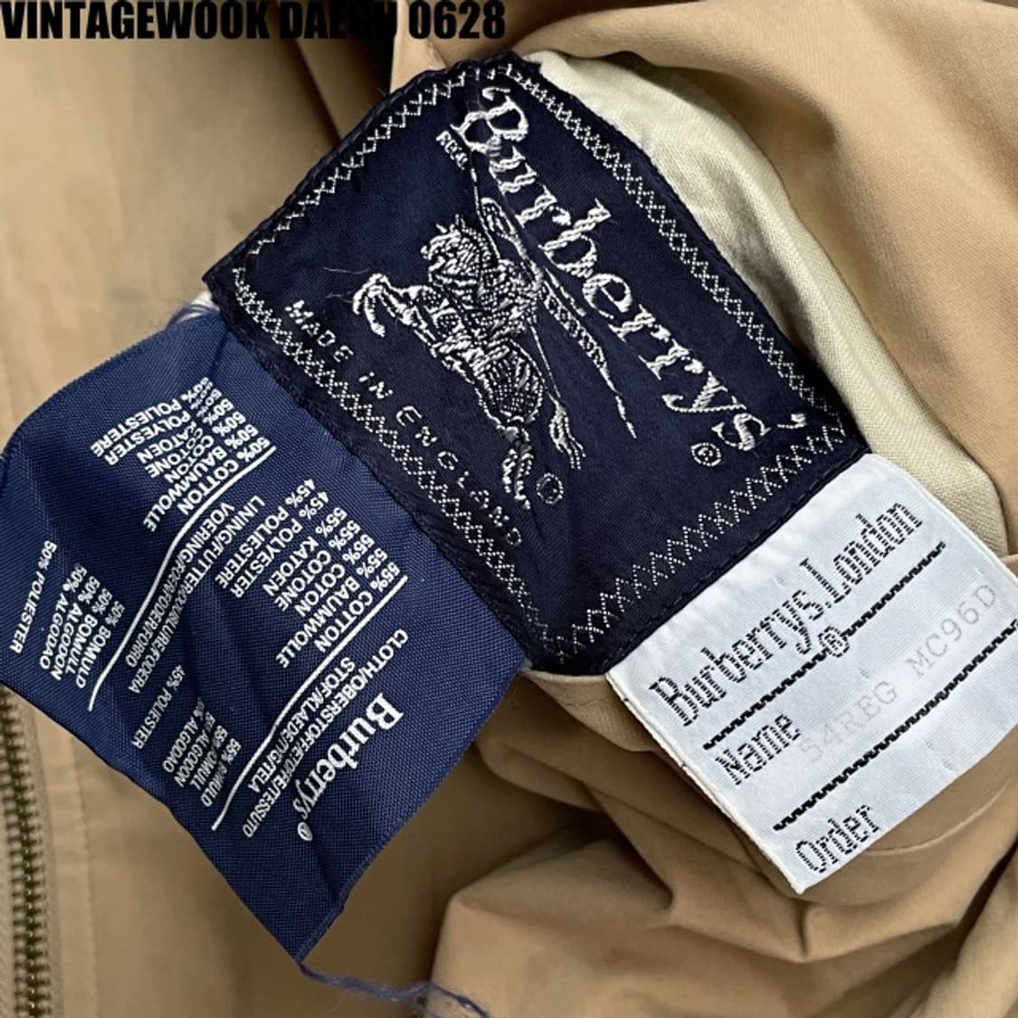 버버리 리버시블 스윙톱 자켓 상품이미지6