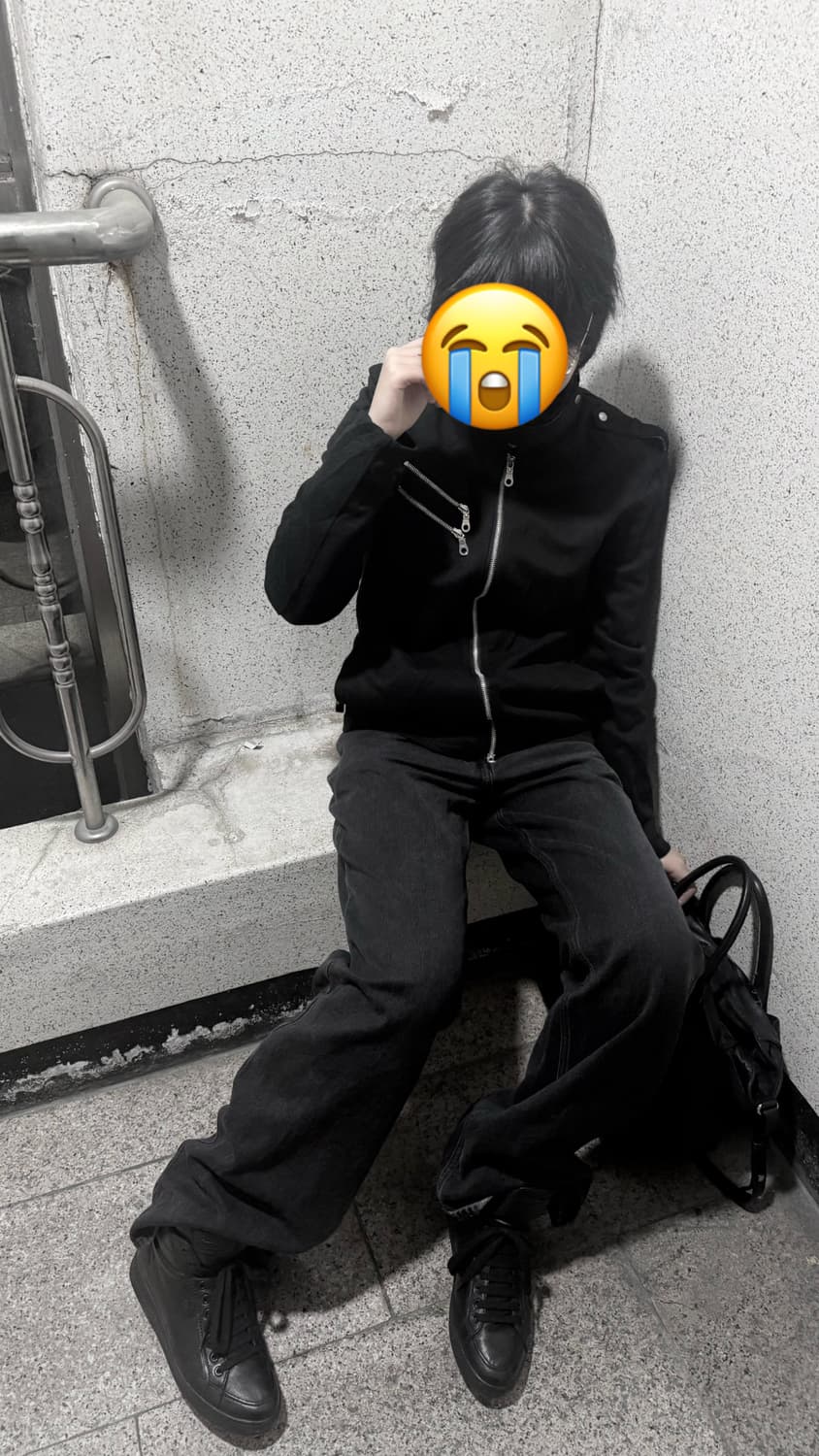 cuteacute homme 투웨이 라이더자켓 상품이미지5