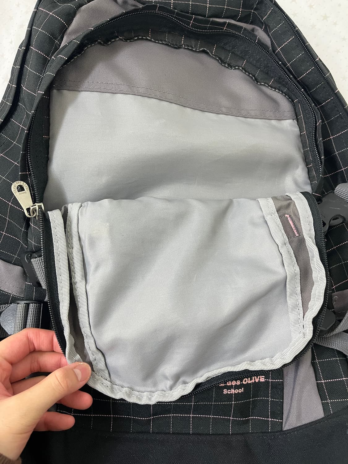 체크 백팩 🎶 상품이미지10