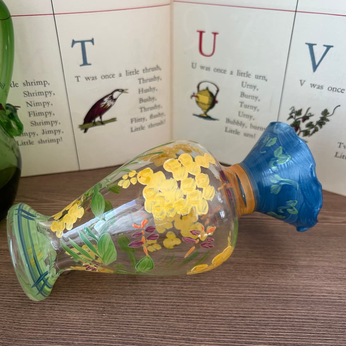 미국 빈티지 화병 핸드페인티드 꽃병 상품이미지6