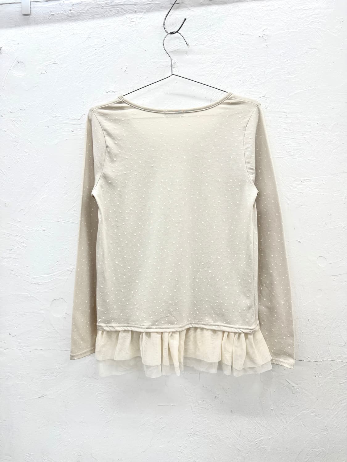 colza 하트 도트 레이어드 롱슬리브 상품이미지4