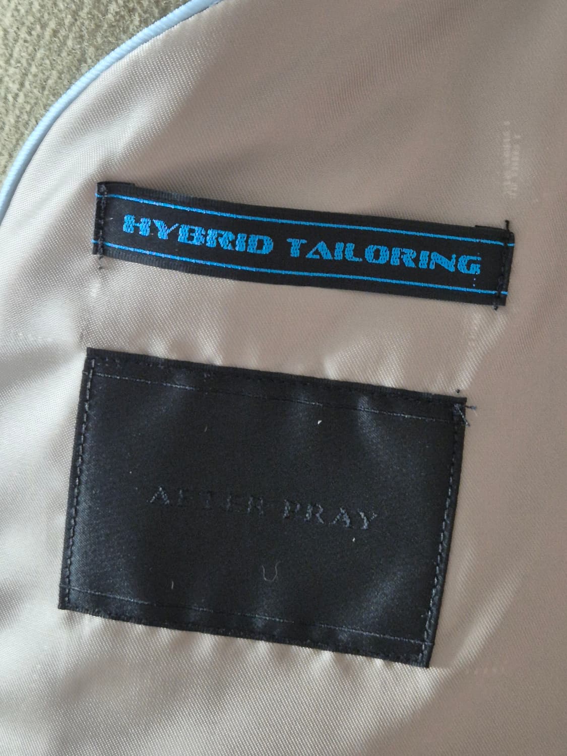 (M)애프터프레이X러드 히든버튼 오버사이즈 싱글 코트 베이지 상품이미지5