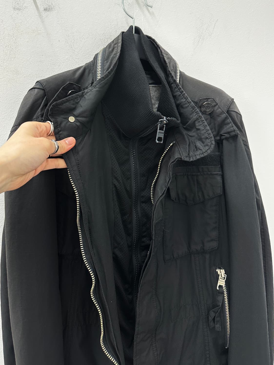 Buckaroo grunge fake layered bomber jack 상품이미지7