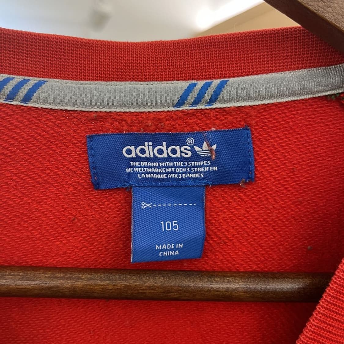 아디다스 스트릿 펑크 스컬 데이데드 크루 맨투맨 105 C11195 상품이미지5