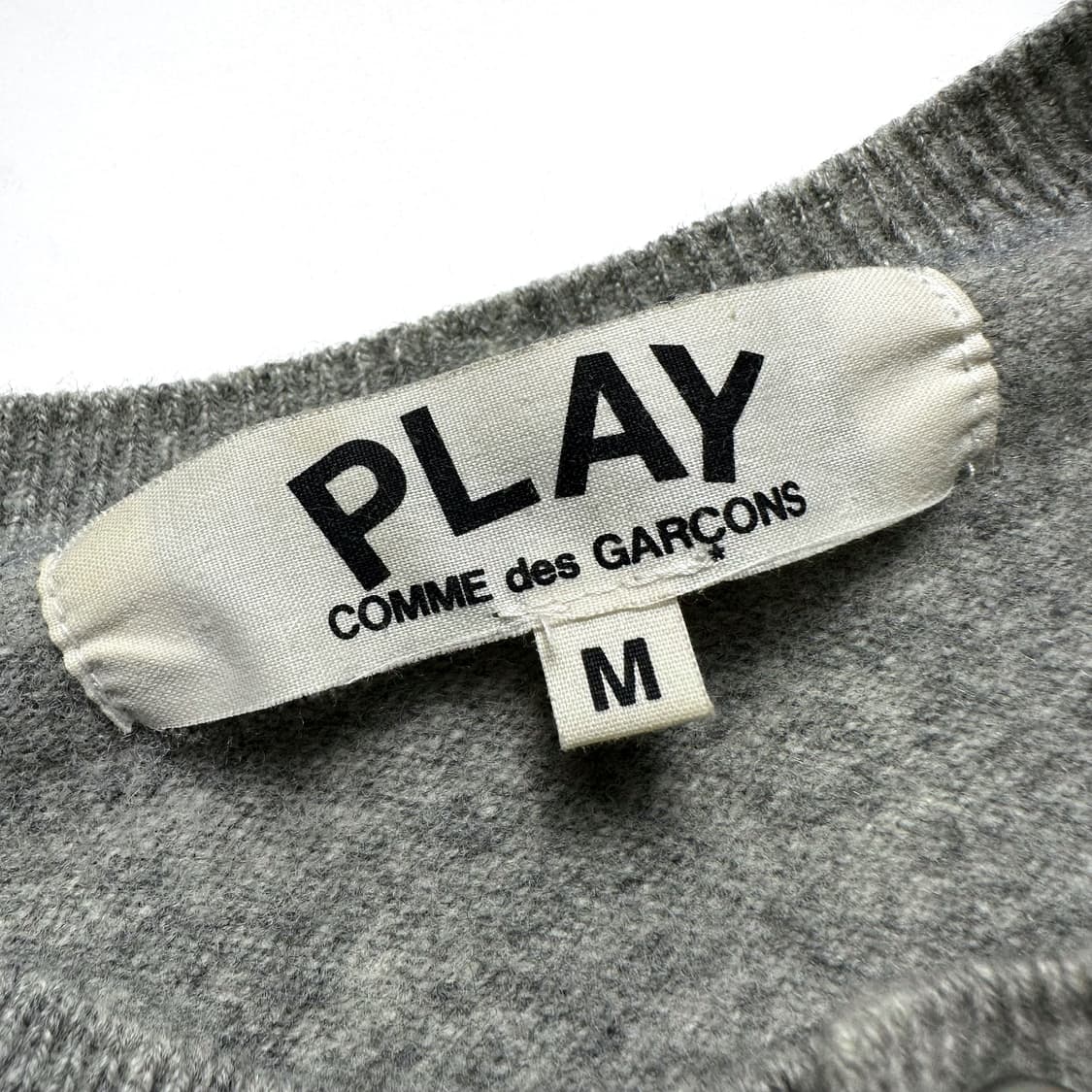 꼼데가르송 블랙하트 라운드 가디건 상품이미지4