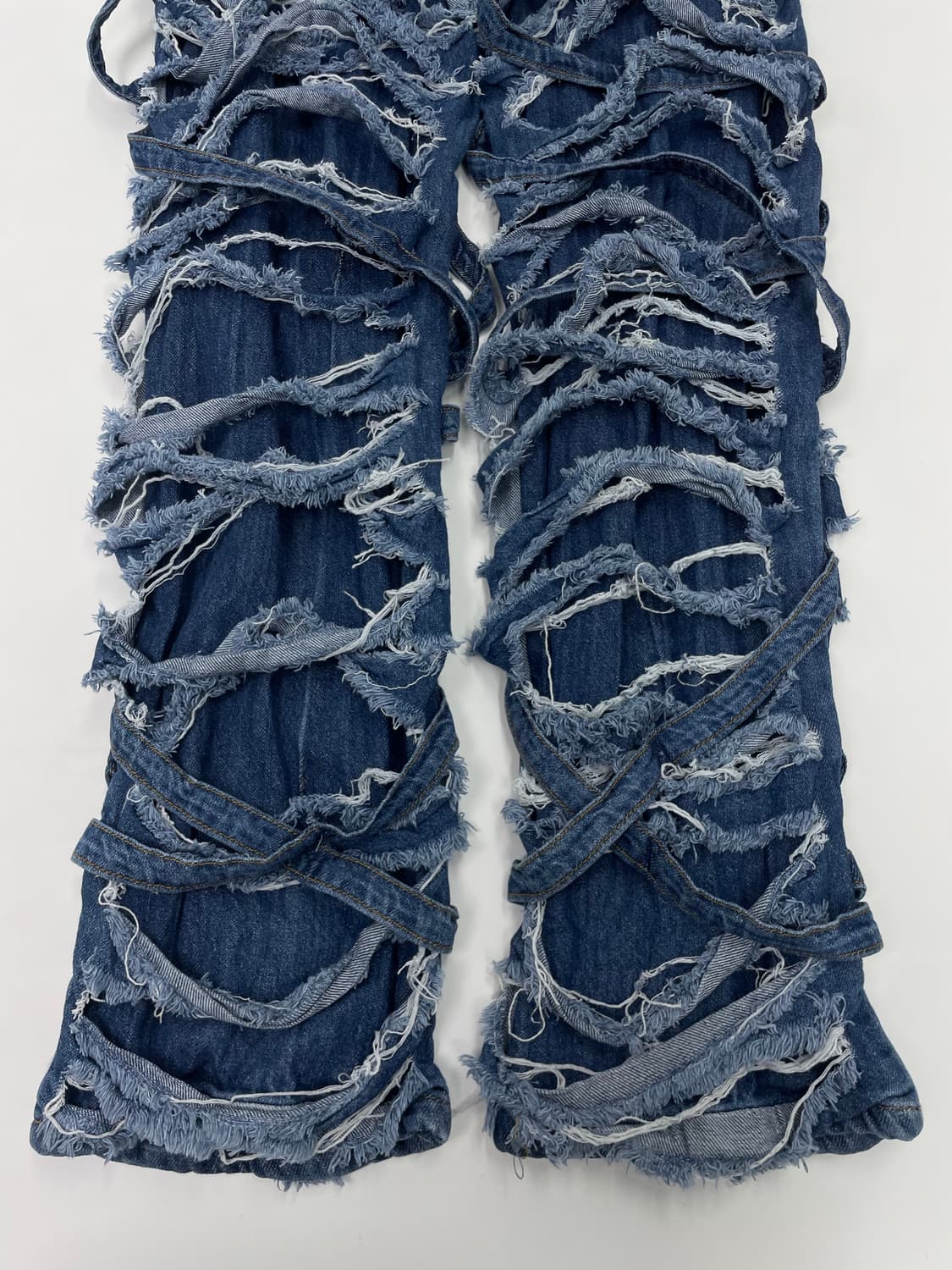 VTG DESTROYED DENIM JEANS 상품이미지8