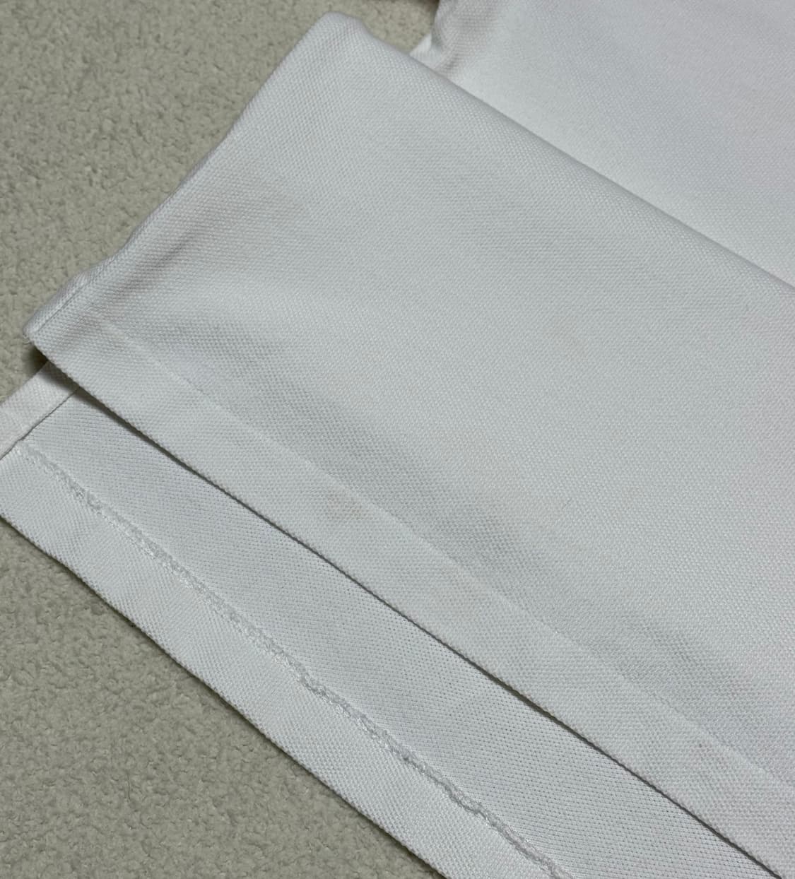 폴로 랄프로렌 빅포니 화이트 버건디 반팔 상품이미지5