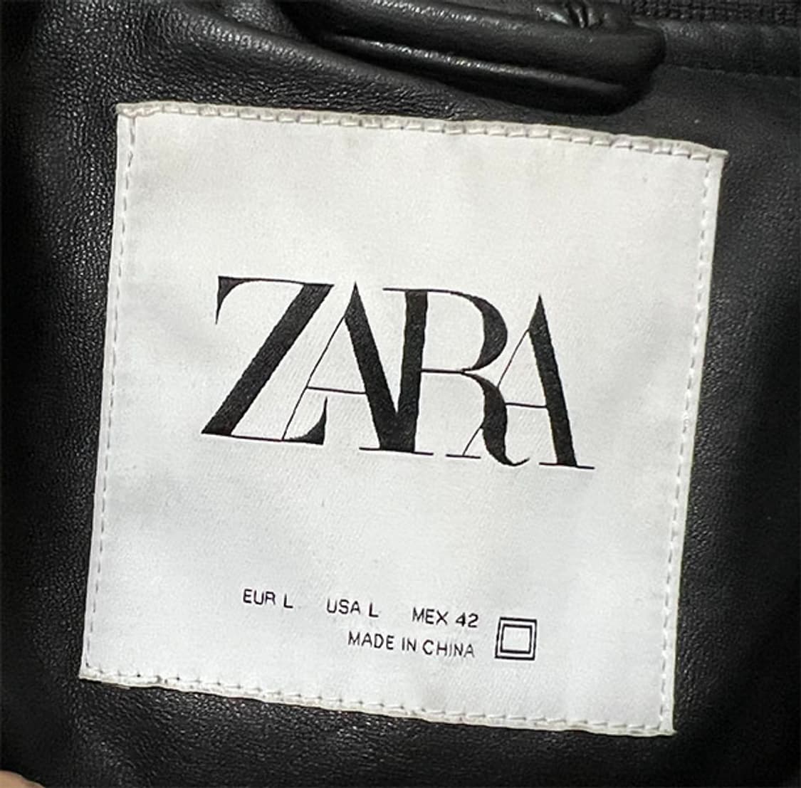 ZARA 자라 남자 인조가죽 봄버자켓 춘추 캐주얼 XL 105 상품이미지3