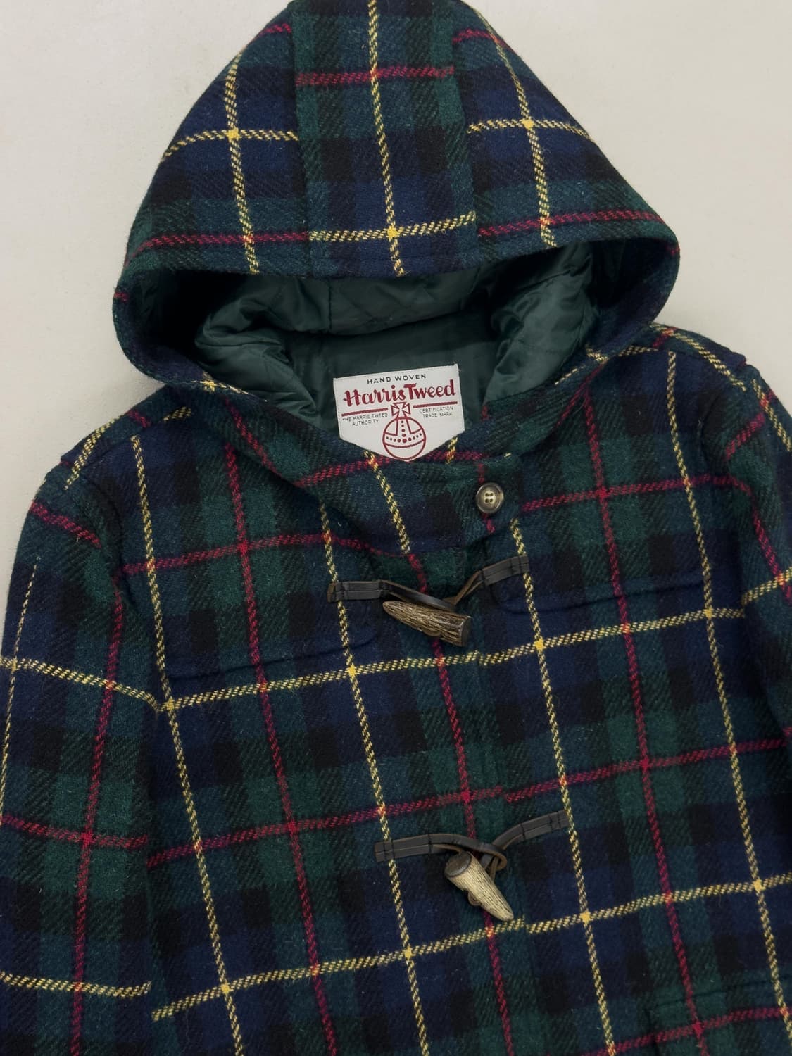 해리스트위드 더플 코트 상품이미지5