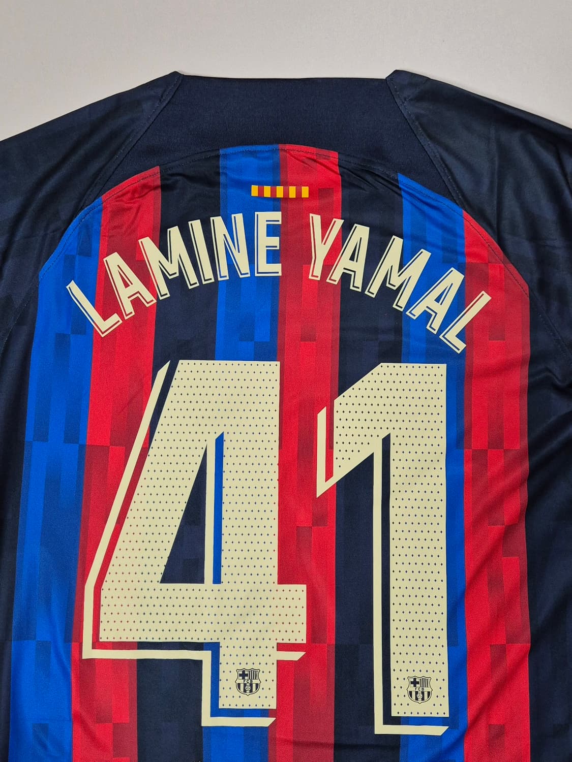 22-23시즌 바르샤 홈 리그패치 라민 야말 유니폼 M 상품이미지6