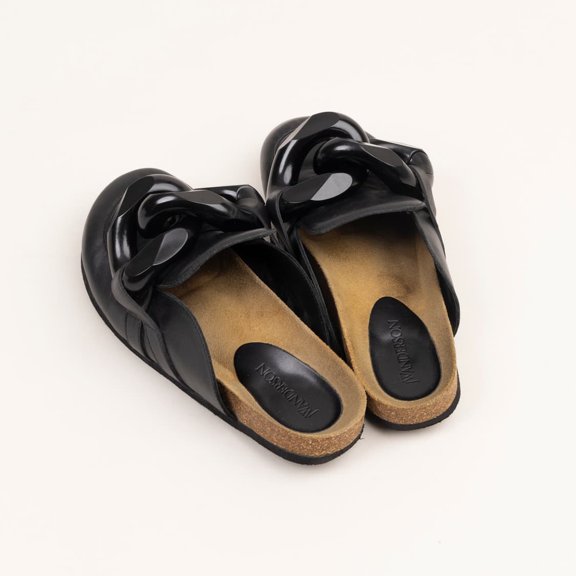 JW앤더슨 슬리퍼 클로그 뮬 올블랙 38 (240,245,250) 상품이미지4