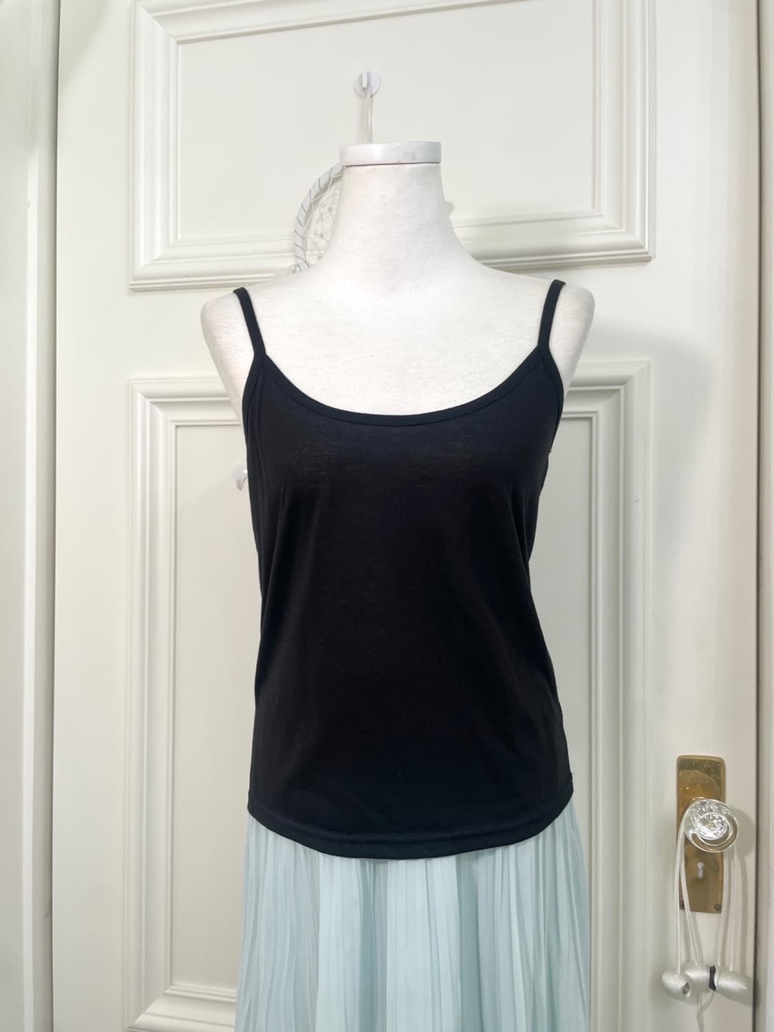 black lace trim slim cardigan(size-38) 상품이미지8