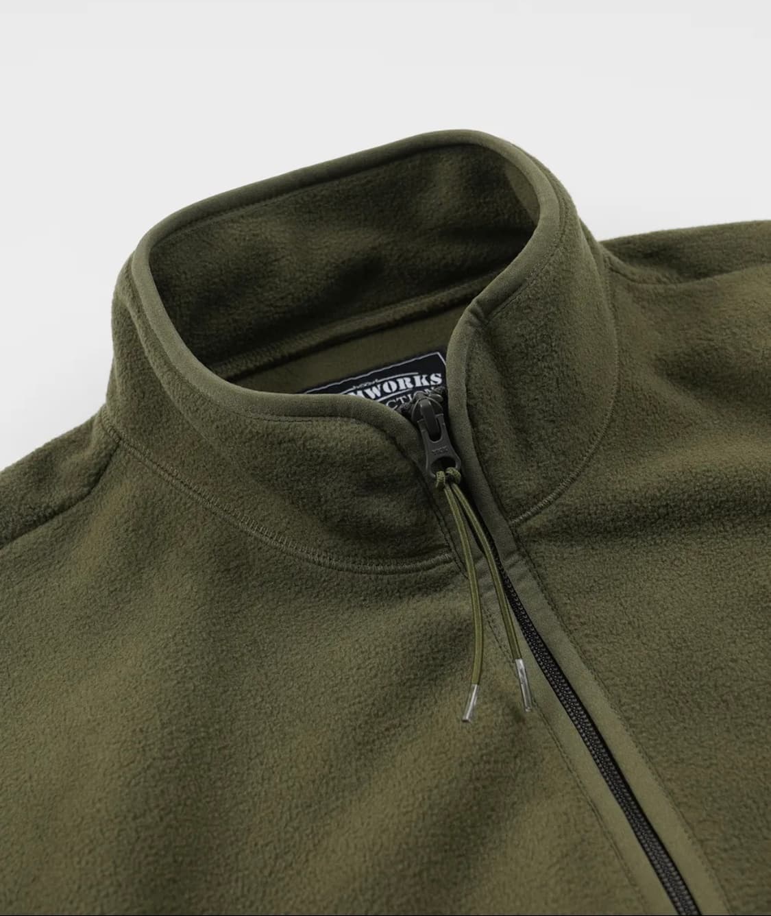 (m) 프리즘웍스 플리스 집업 자켓 올리브 상품이미지2