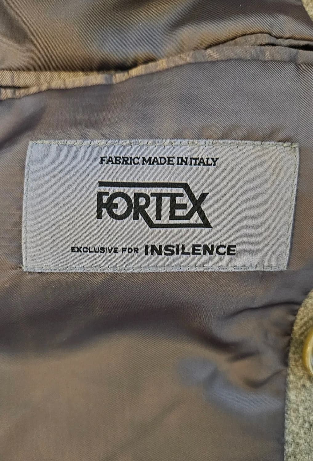 인사일런스 포텍스 더블 브레스티드 롱 블레이저 그레이 베이지(M) 상품이미지4