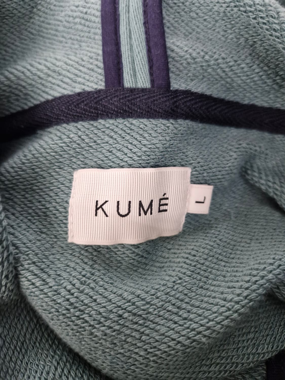 쿠메(KUME)오버사이즈 선샤인 후드 집업 자켓 상품이미지6