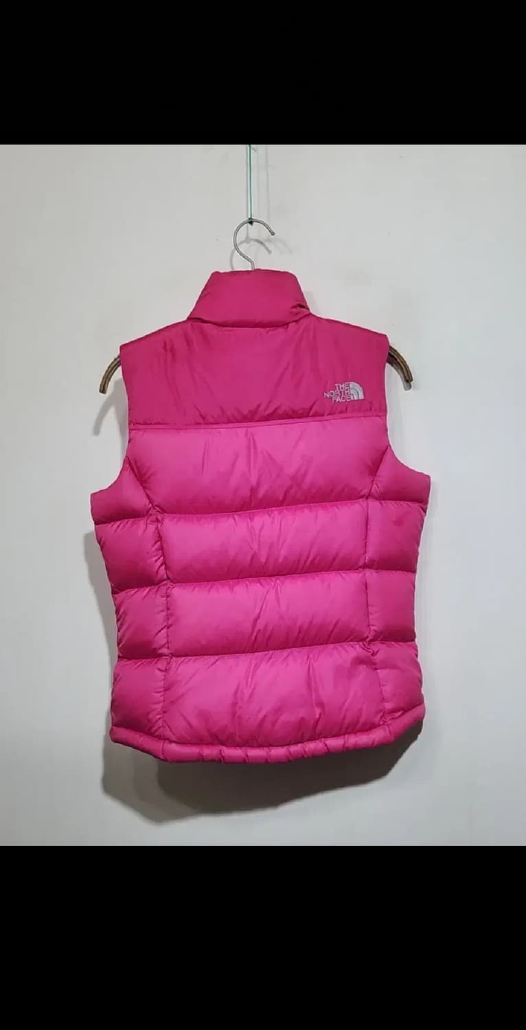 (S) 노스페이스 눕시 패딩조끼 핑크 거위털 700 구스다운 베스트  상품이미지7