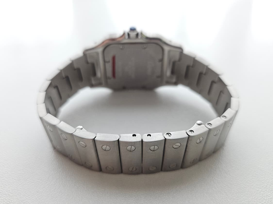 까르띠에 산토스 갈베 라지 스틸 쿼츠 상품이미지3