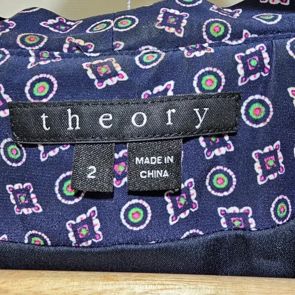 띠어리 패턴 블루종 자켓~55 상품이미지4