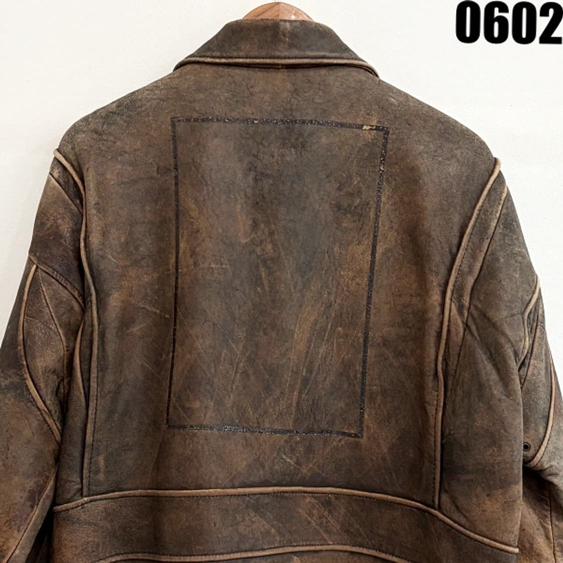 USA 미해군 G-1 플라이트 양가죽 자켓 L 0602 상품이미지10