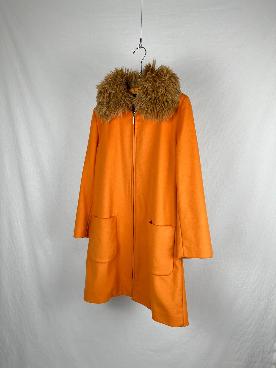 Gianfranco Ferre 퍼 하이넥 코트 상품이미지1