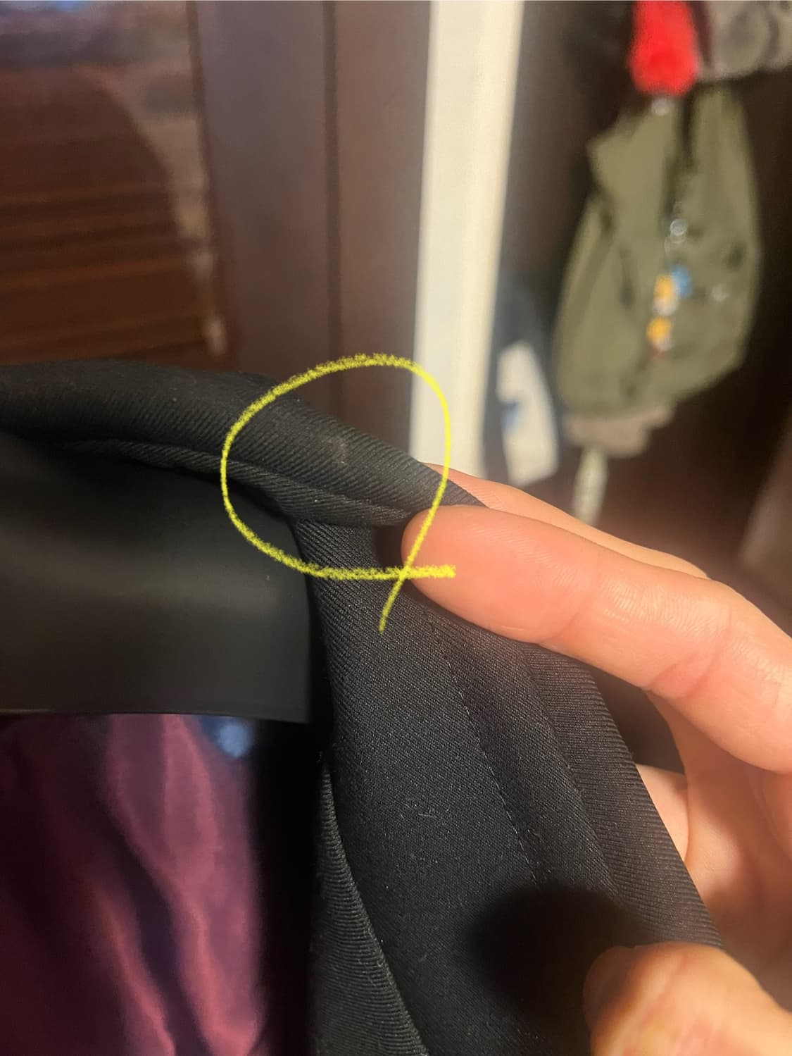 [남성XS]주앙옴므 트렌치코트 블랙 상품이미지5