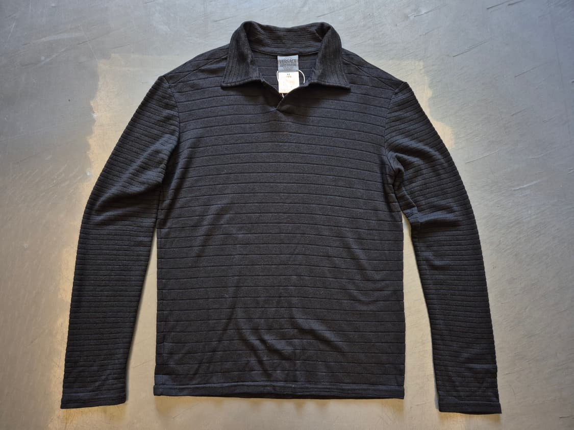 90s 베르사체 진스 꾸뛰르 시스루 니트 상품이미지1