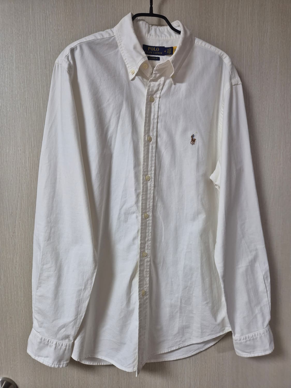 (22년) 폴로 랄프로렌 화이트 셔츠  클래식핏 신형 남방 M 상품이미지1