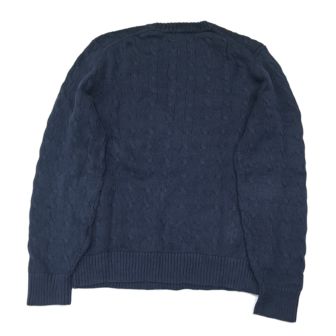CL315 S 엘엘빈 00s 코튼 케이블 네이비 니트 스웨터 상품이미지6