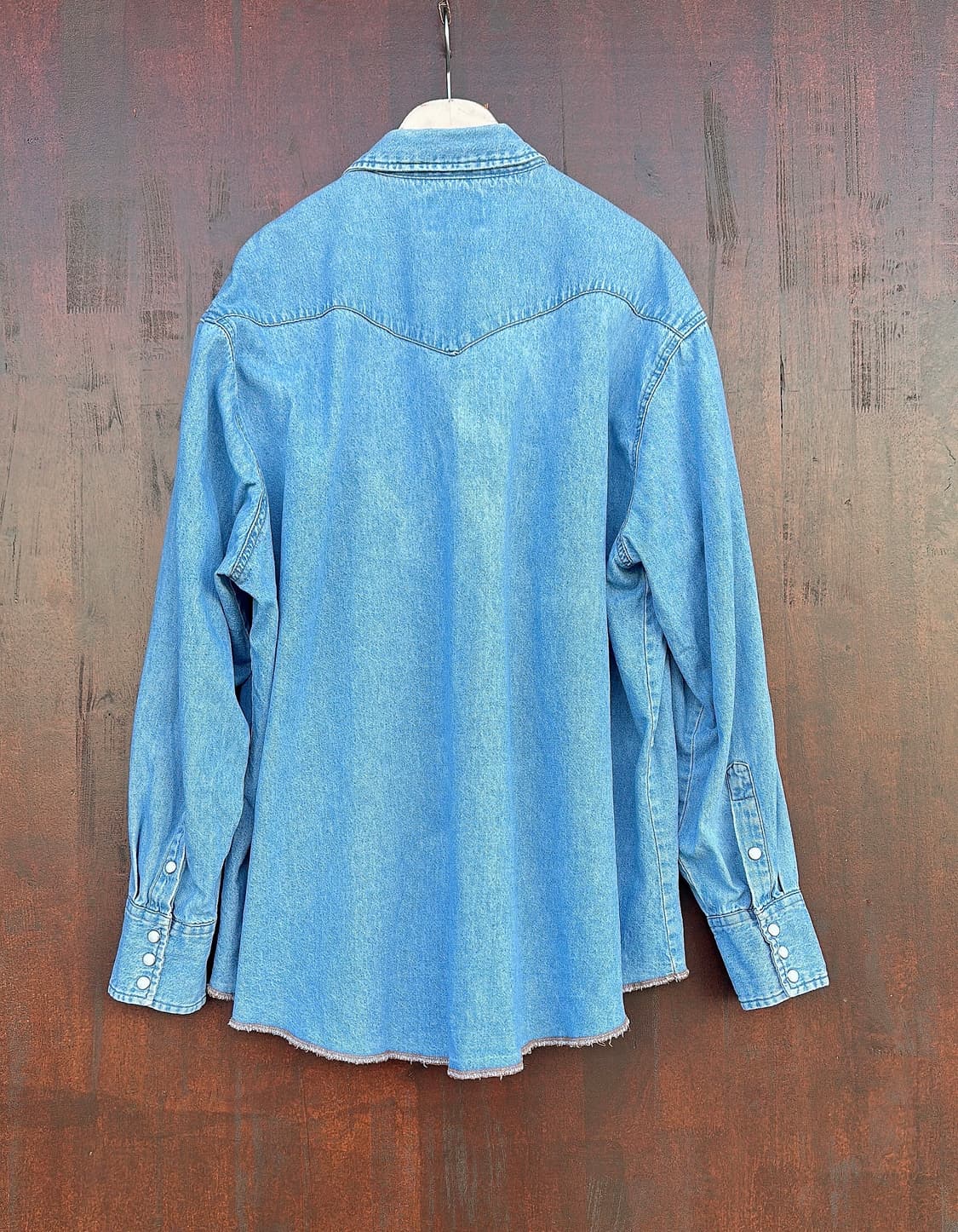 90년대 랭글러(Wrangler)의 데님 웨스턴 셔츠 상품이미지6