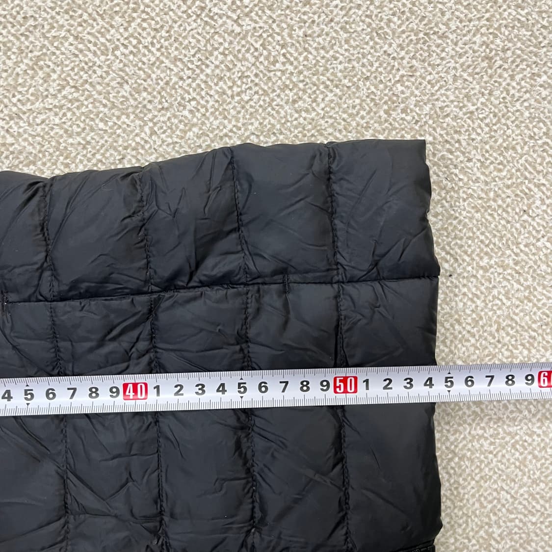 [S] 유니클로 블랙 울트라 라이트 다운 경량 패딩 자켓 0107M1 상품이미지5