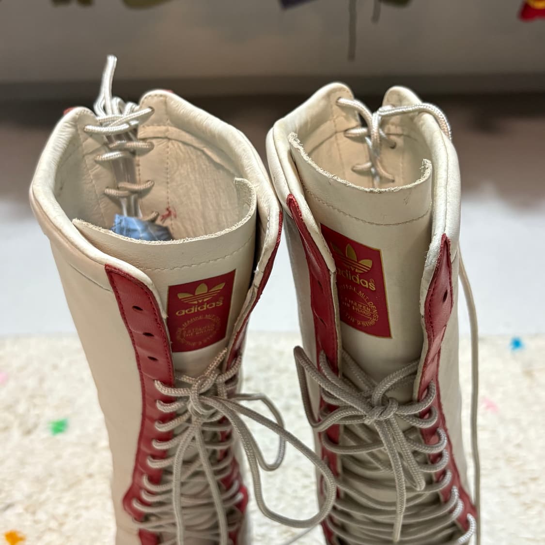 Y2k 04년도 제작 아디다스 오리지널 복싱 부츠 빈티지 240 상품이미지7