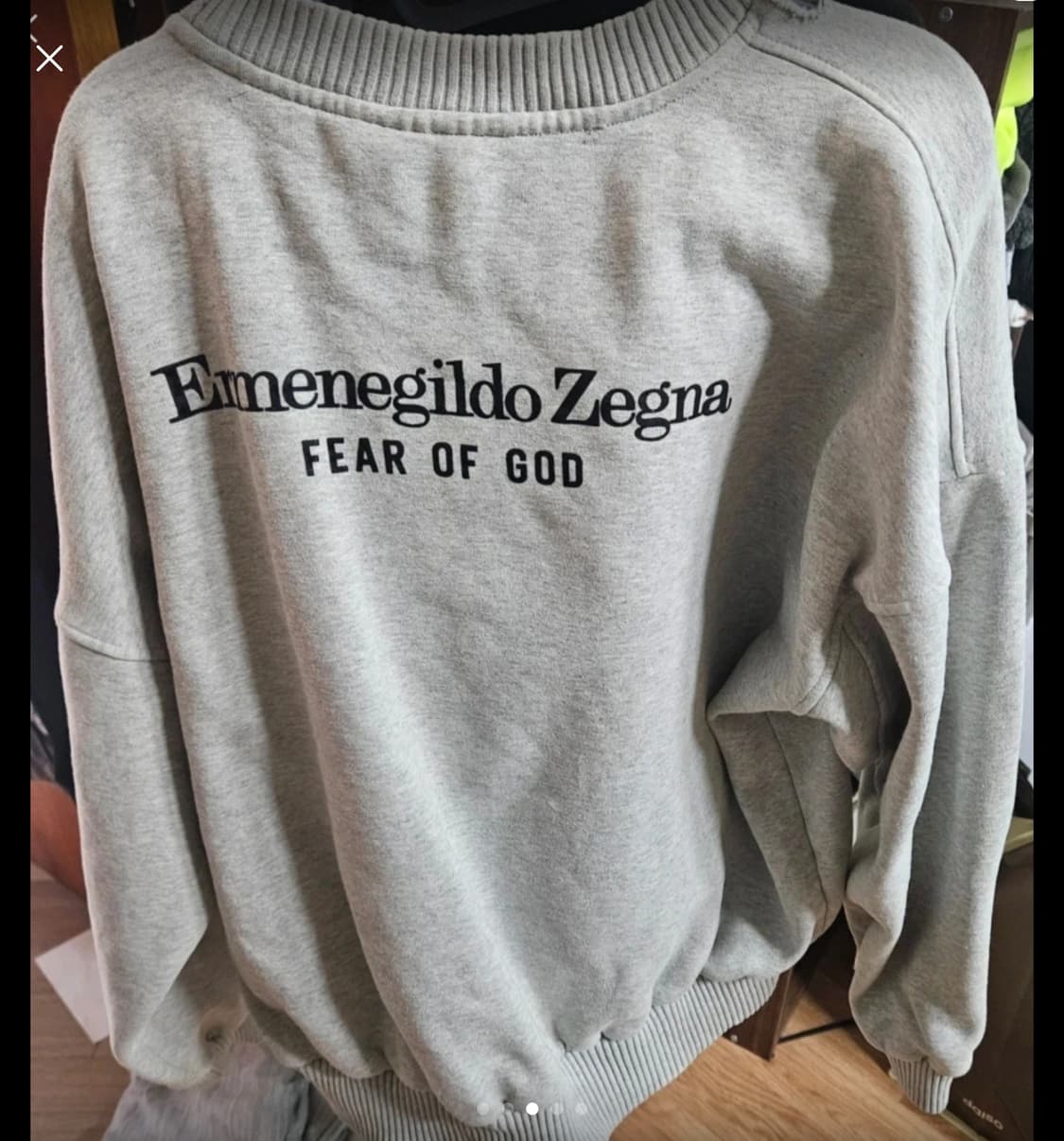 Ermenegildo Zegna와 Fear of God 콜라보 맨투맨 상품이미지3