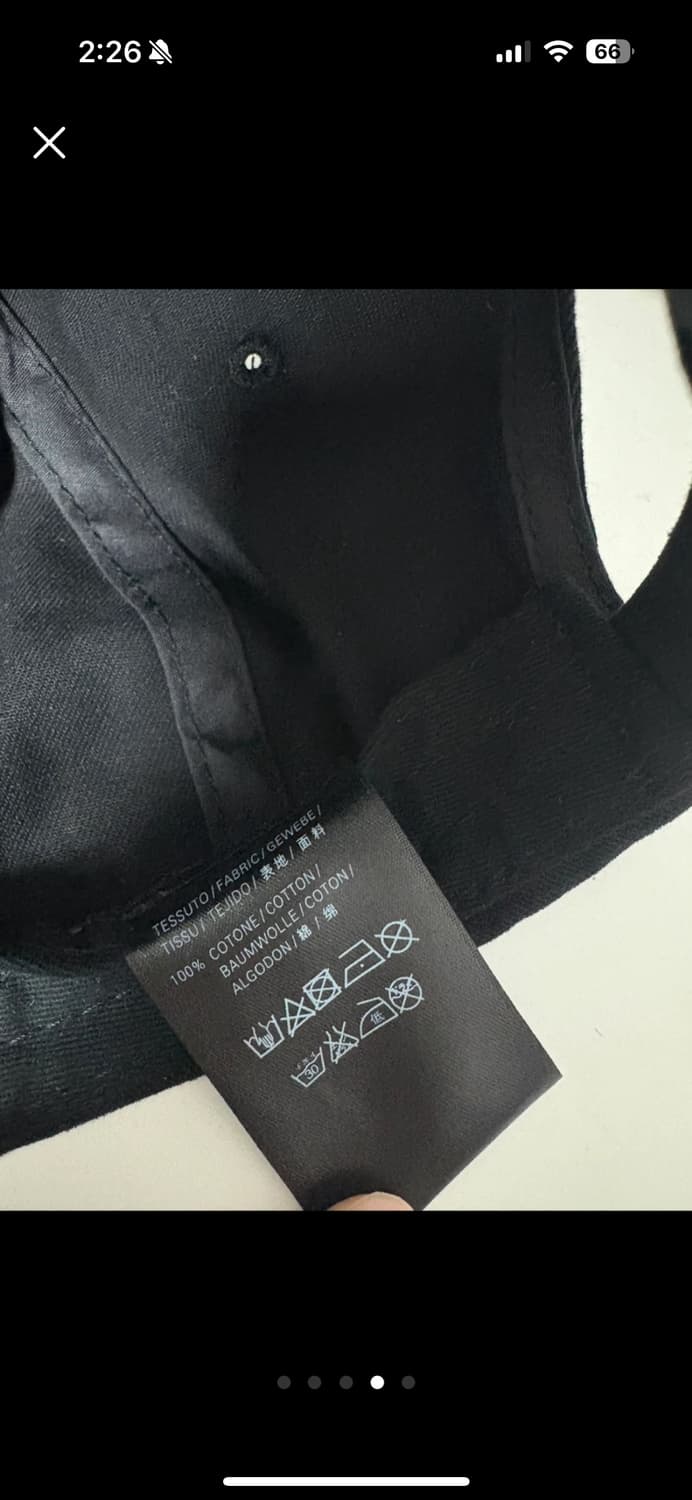 빈티지) 발렌시아가 WFP 블랙 볼캡 상품이미지4