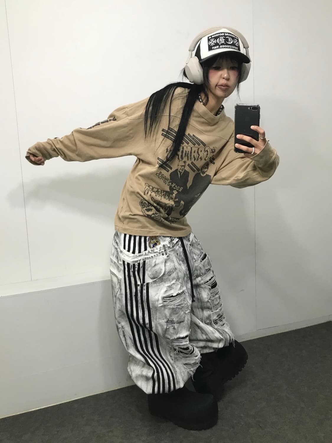 🎸히스테릭글래머 X 더 크램프스 콜라보 롱슬리브 🎸 ( 레어) 상품이미지4