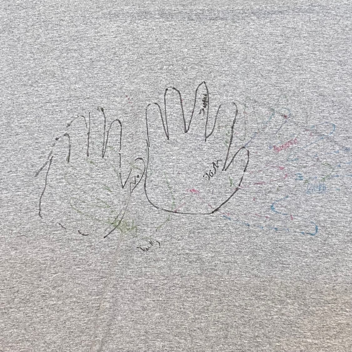 미국 빈티지 할리데이비슨 손바닥 프린팅 락티셔츠 반팔티 상품이미지2