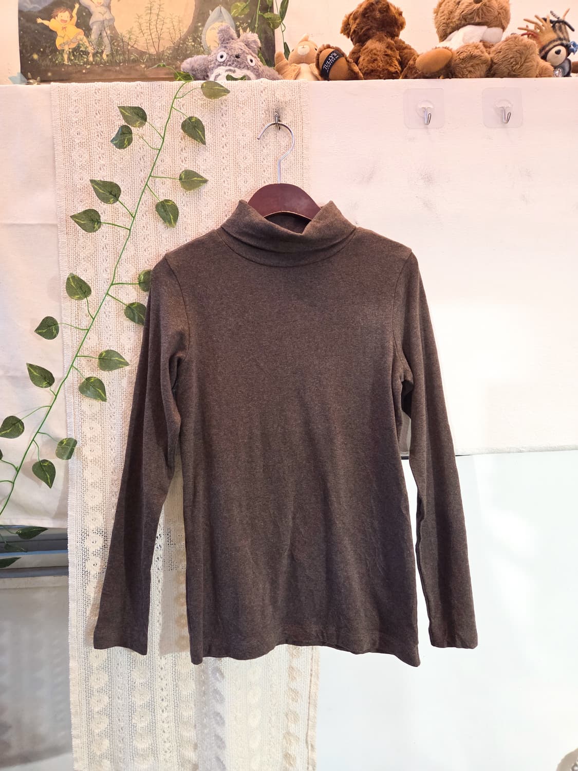 초코브라운 목폴라 슬리브 상품이미지1