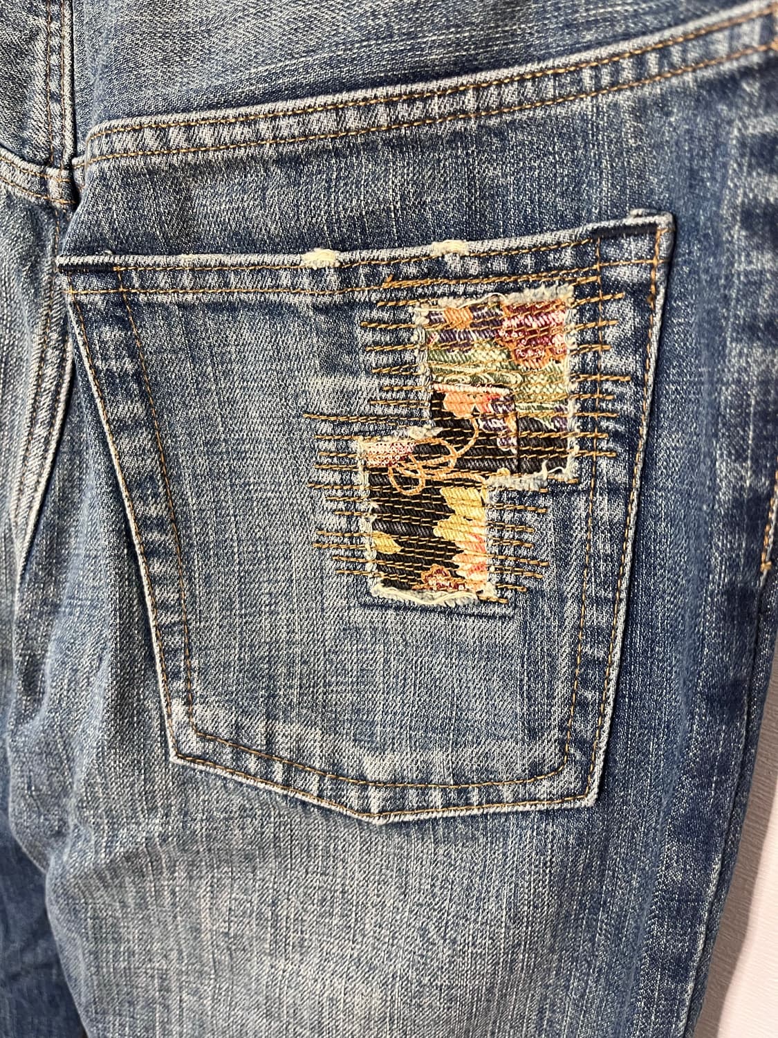 카라쿠리 타마시/ 해태 연청 데님(세컨핸즈) 상품이미지4