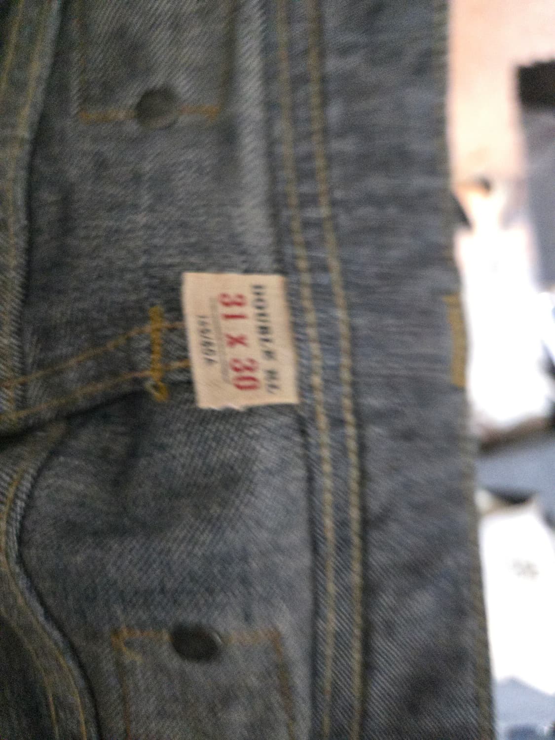 RRL  Slim Fit East-West Selvedge Jean 상품이미지3