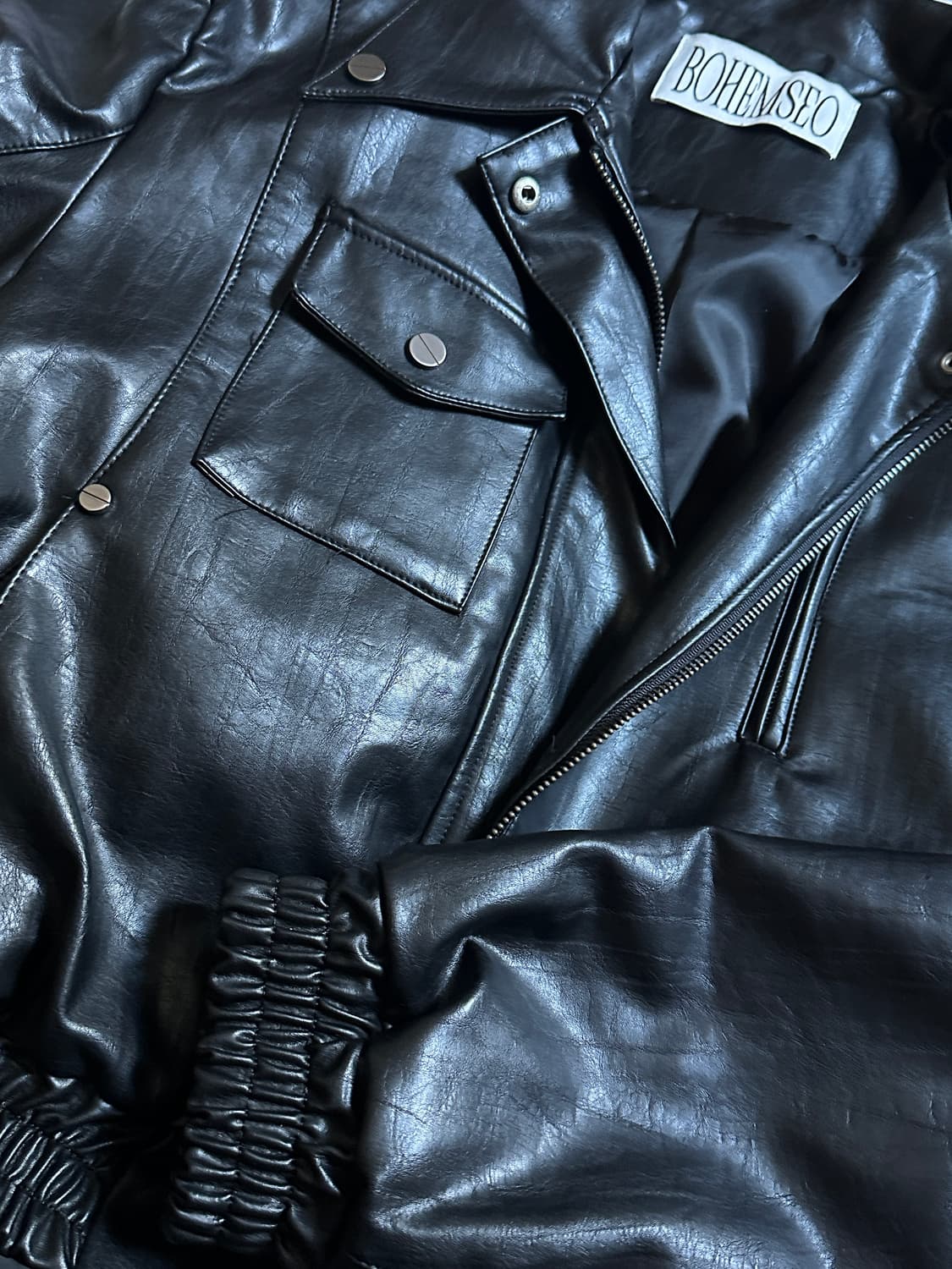 보헴서 LEATHER BLOUSON JUMPER 상품이미지3