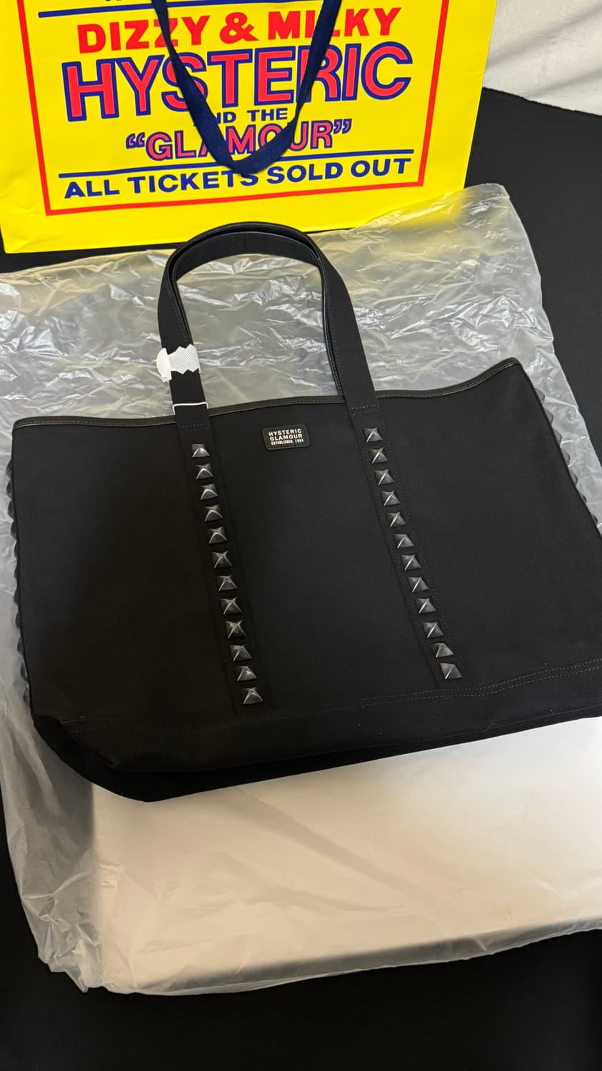 히스테릭 글래머 스터드 캔버스 도트백 상품이미지4