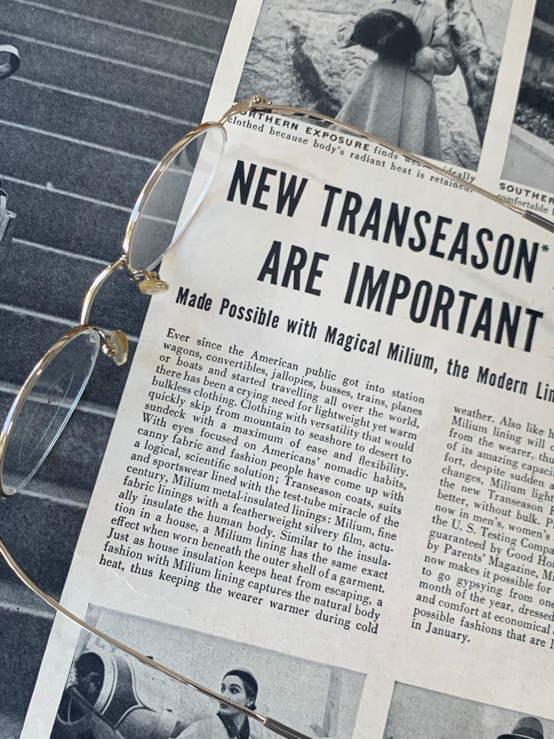 [픽키-603] 골드 라운드 안경 반무테 상품이미지5