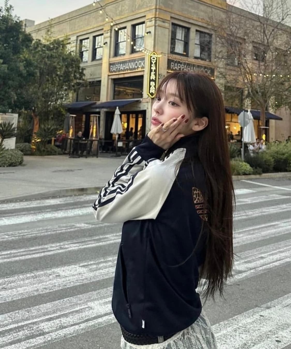 아디다스 레오파드 빅로고 홍지윤 져지 상품이미지6