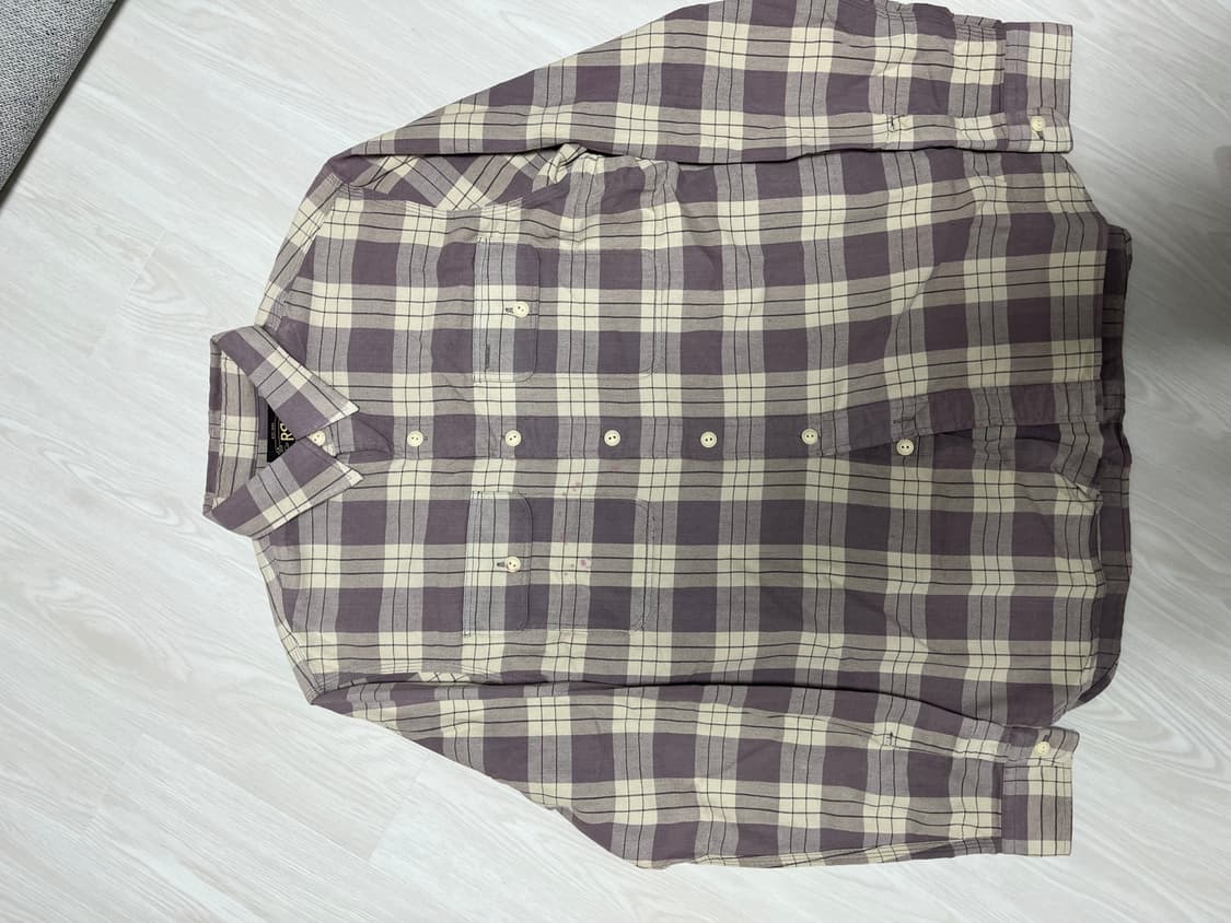 rrl 더블알엘 체크 셔츠 M 상품이미지1
