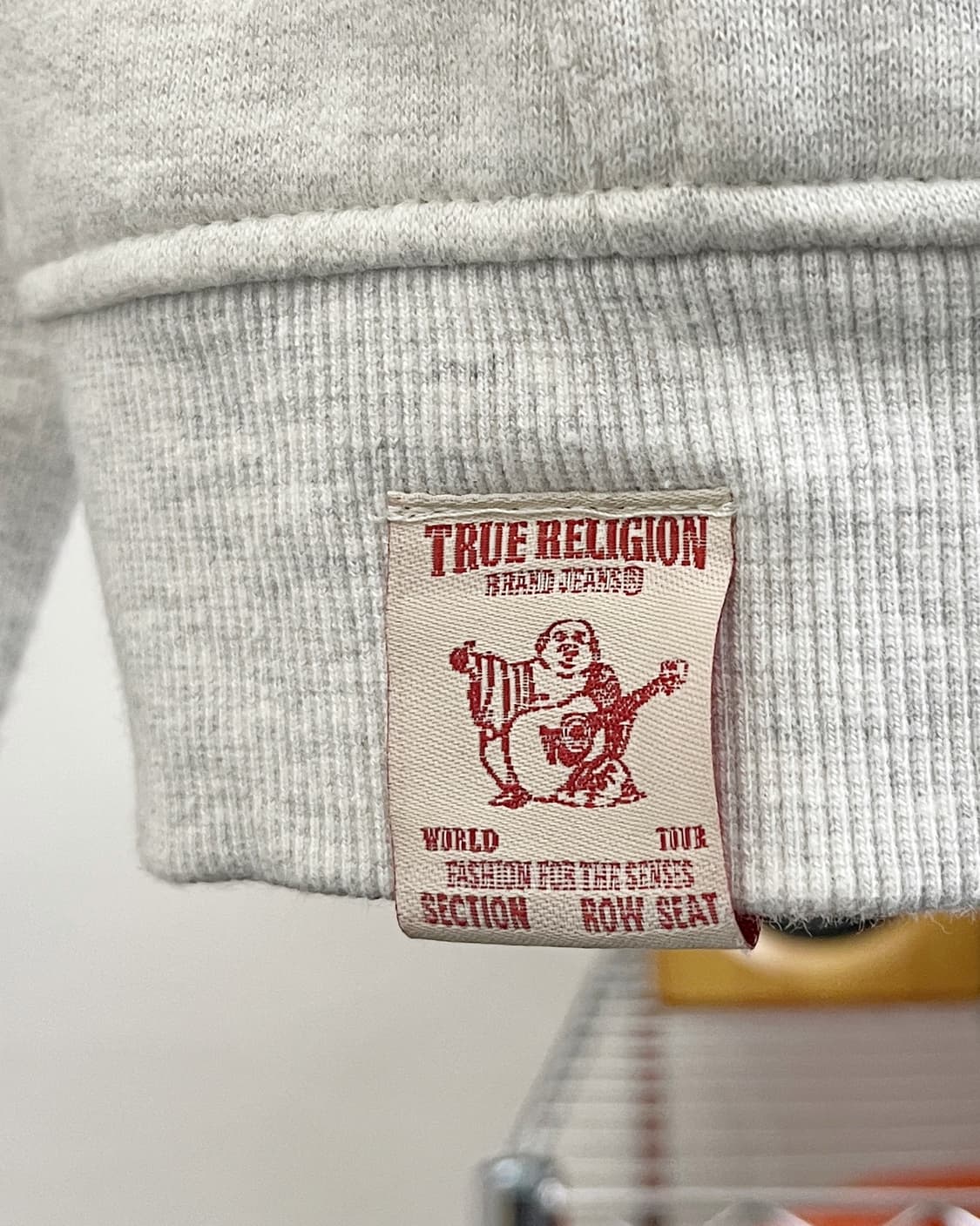 트루릴리젼 베이직 로고 후드집업 오트밀 상품이미지7