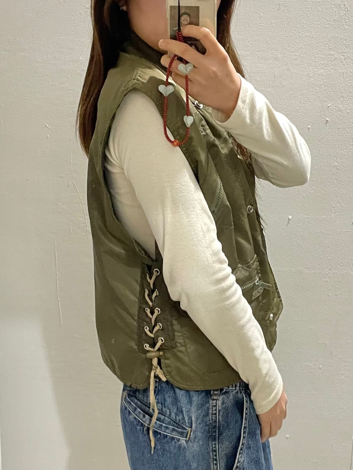 VTG lace-up tactical vest 상품이미지2