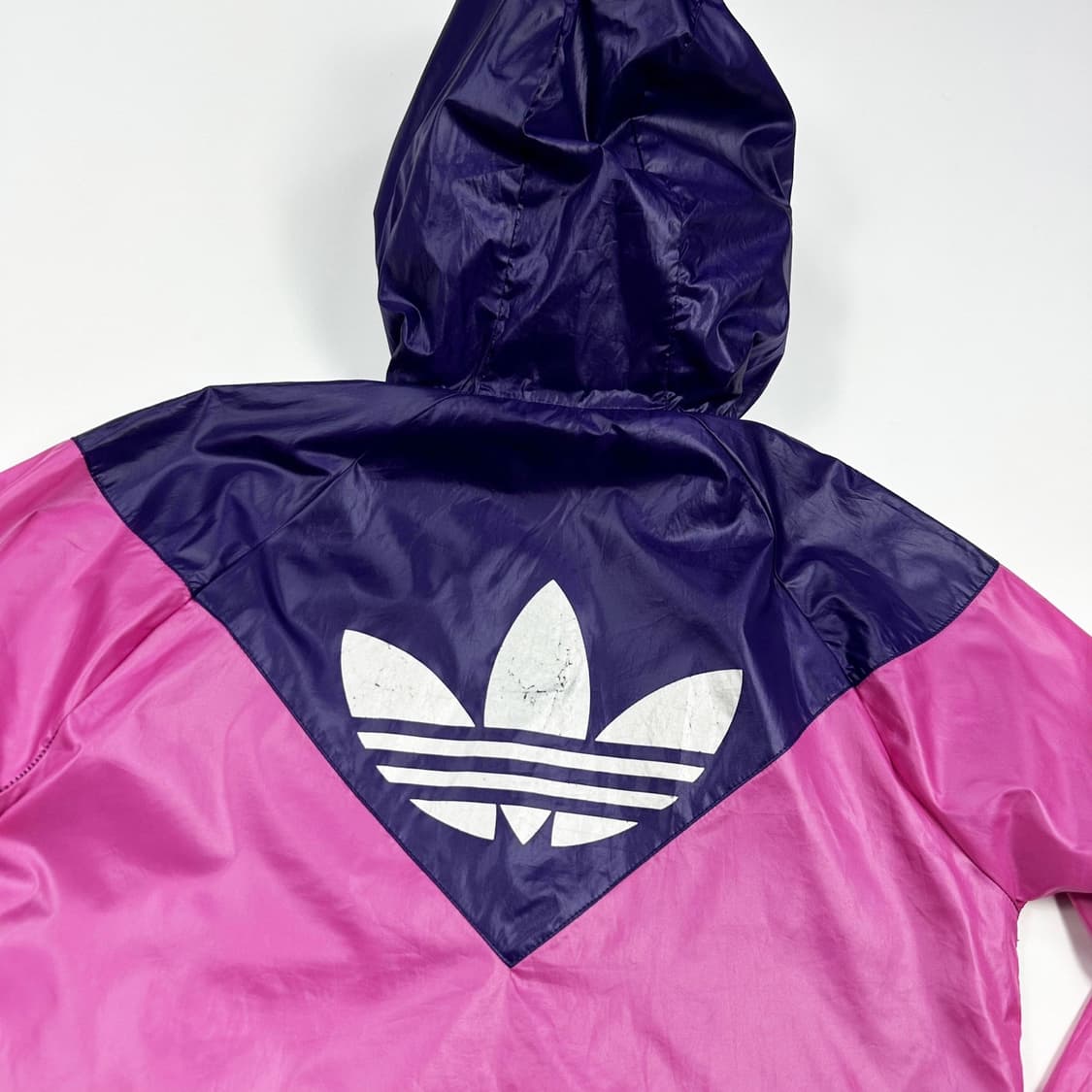 아디다스 트레포일 핑크 퍼플 바람막이 자켓 (XS 여성추천) 상품이미지4