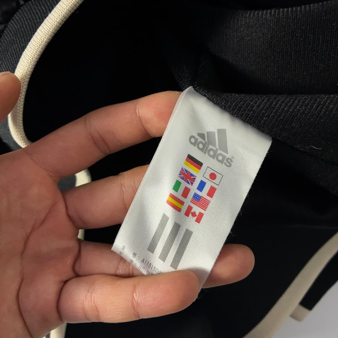 Adidas  아디다스 폴리쉘 블랙 웜업   상품이미지6