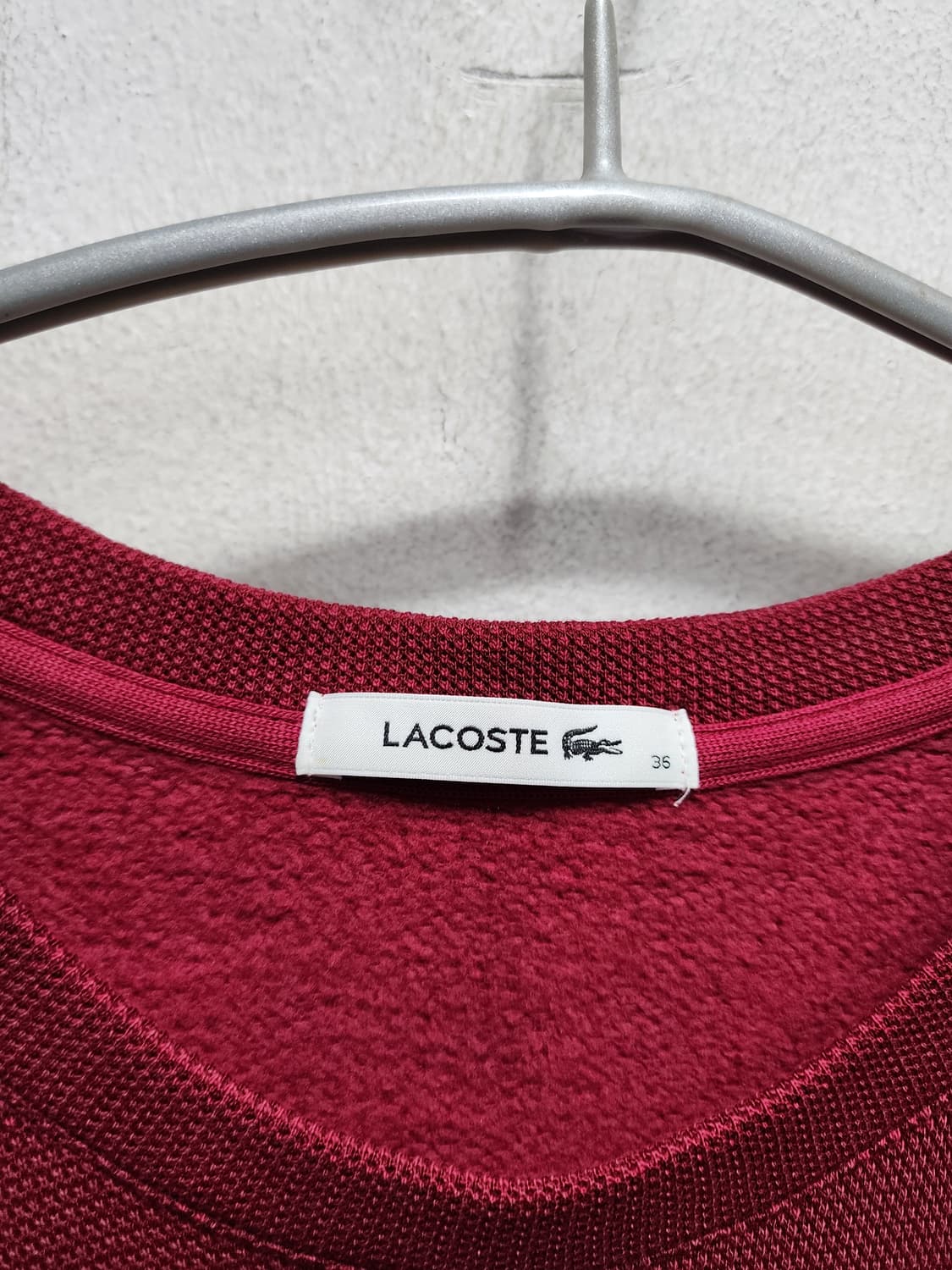 라코스테 버건디 원피스 상품이미지4