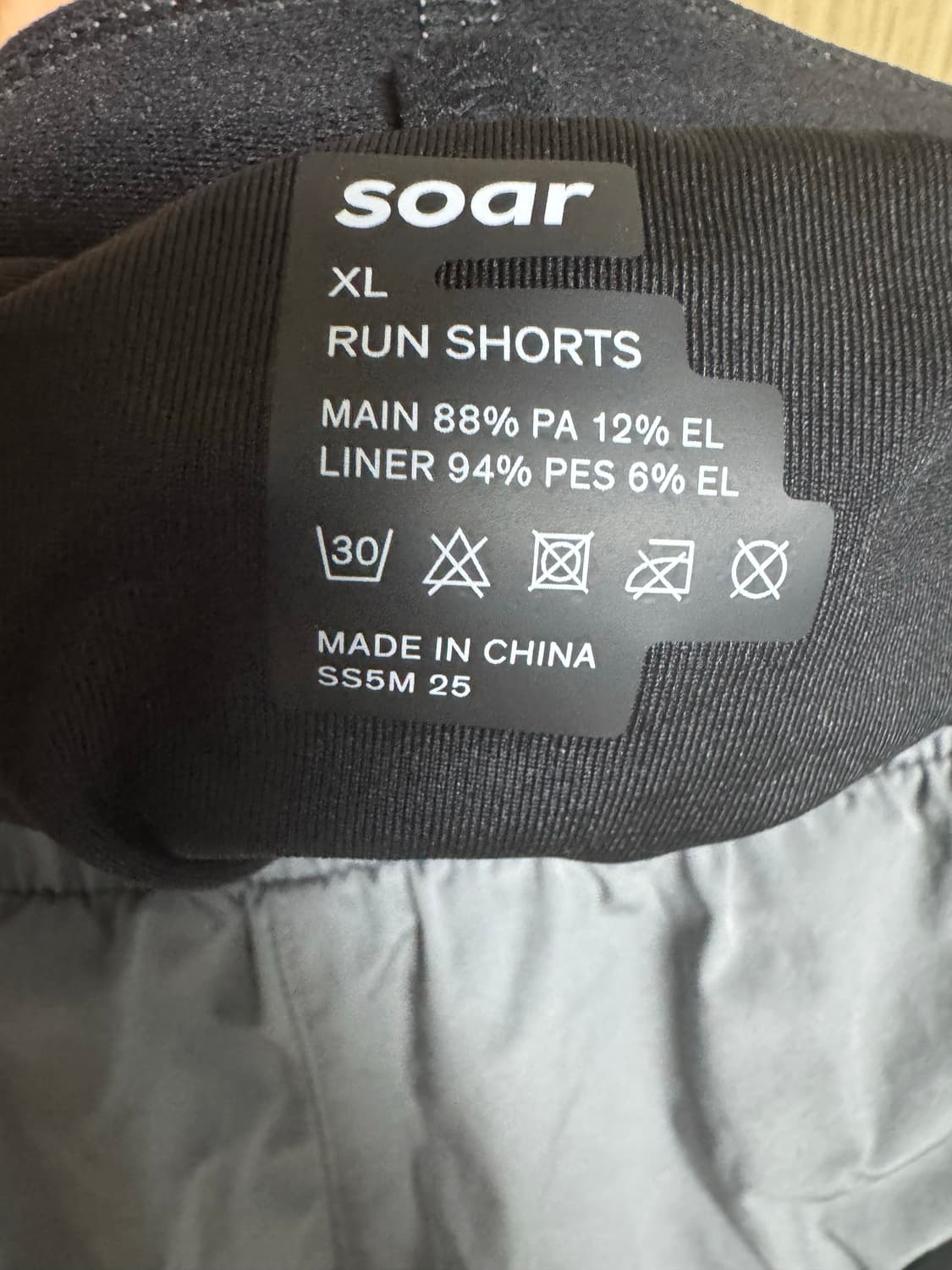 소어러닝 런 쇼츠 그레이 XL 상품이미지5