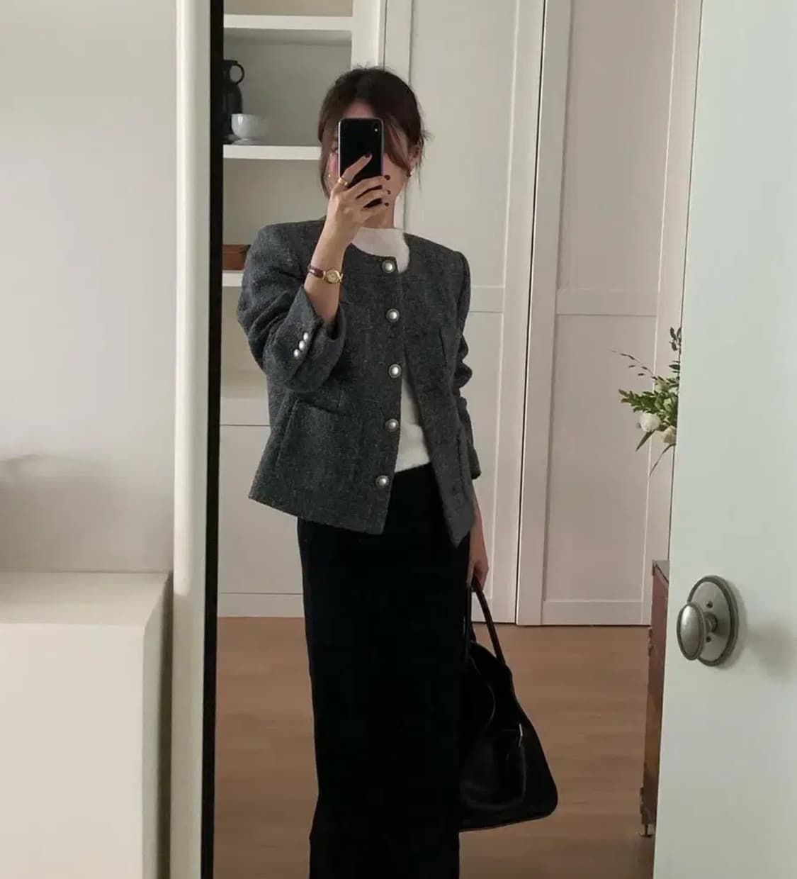 GED 게드 모크넥 니트 아이보리 상품이미지2